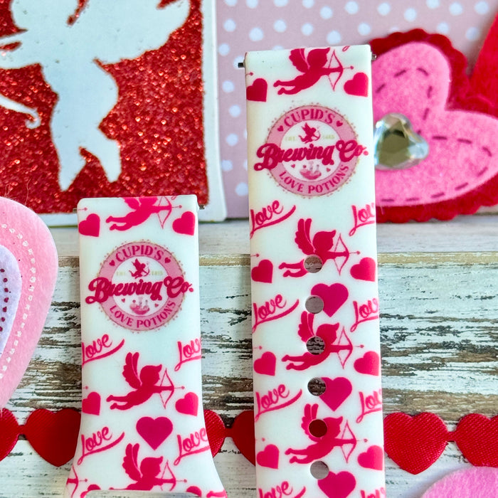 Cupid's Love Potion Print Silicone Band For Samsung Watch