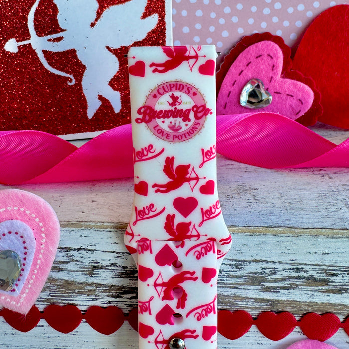 Cupid's Love Potion Print Silicone Band For Samsung Watch