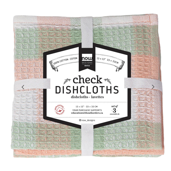Danica Check Dishcloths