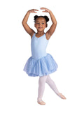 DanzNMotion Cielo Tank Sleeve Glitter Dress