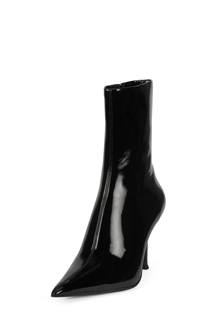 DARING-2 Jeffrey Campbell Ankle Boot Black Crinkle Patent _hover