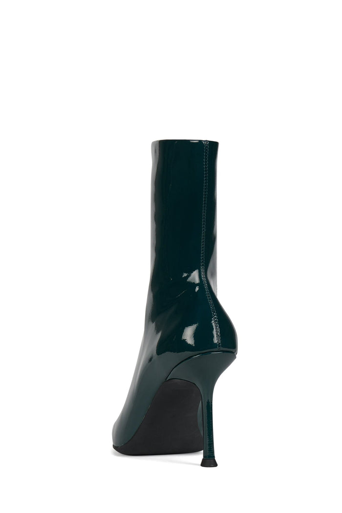 DARING-2 Jeffrey Campbell Ankle Boot Dark Teal Patent