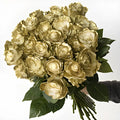 Decadent Golden Rose Bouquet