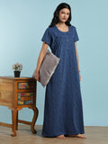 Denim vine cotton blend nightwear for women online