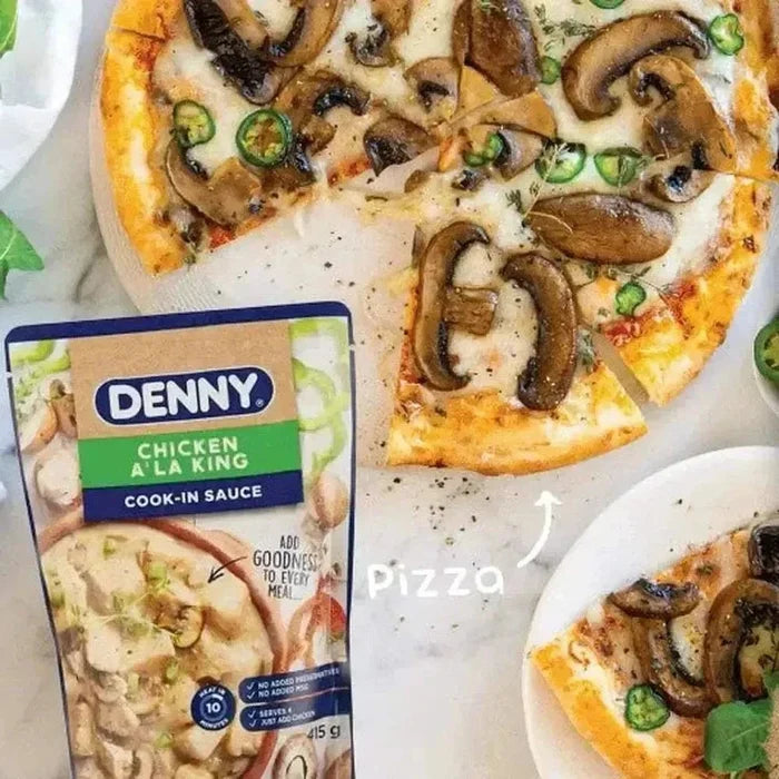 Denny Cook-in Sauce Chicken A La King 415g jar for easy gourmet meals