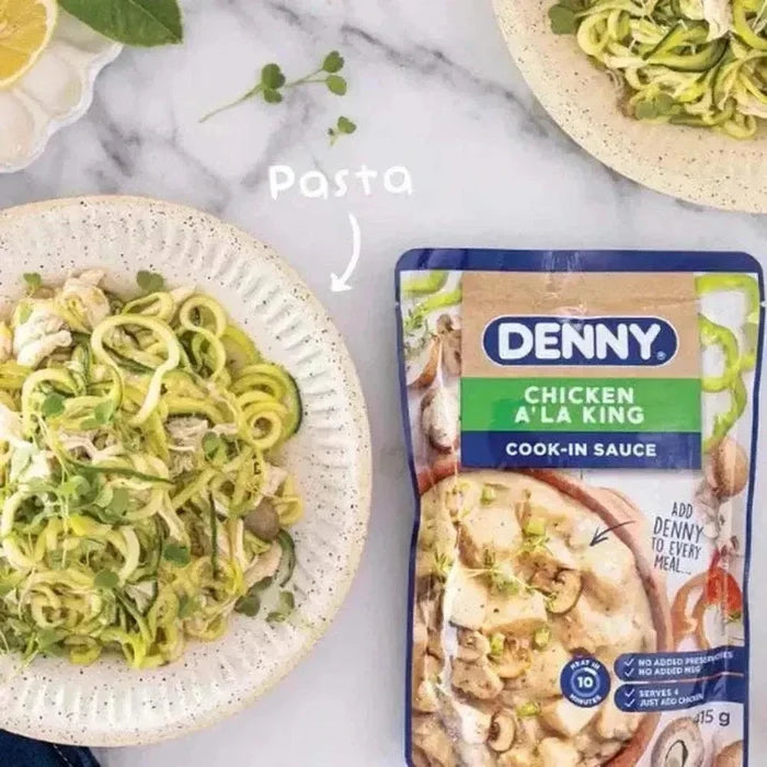 Denny Cook-in Sauce Chicken A La King 415g jar for quick gourmet meals