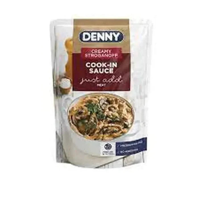 Denny Cook-in Sauce creamy Stroganoff 415g jar for easy gourmet meals