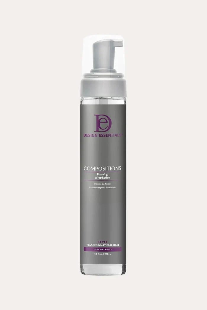 DESIGN ESSENTIAL COMPOSITIONS FOAMING WRAP LOTION 10oz DESIGN ESSENTIALS