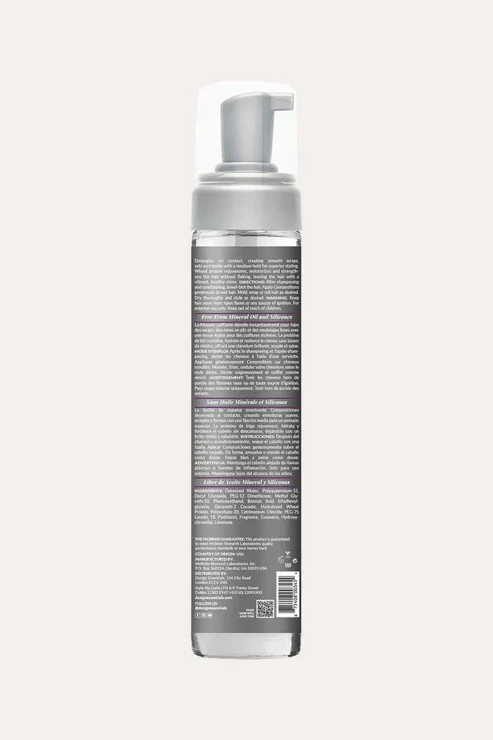 DESIGN ESSENTIAL COMPOSITIONS FOAMING WRAP LOTION 10oz DESIGN ESSENTIALS
