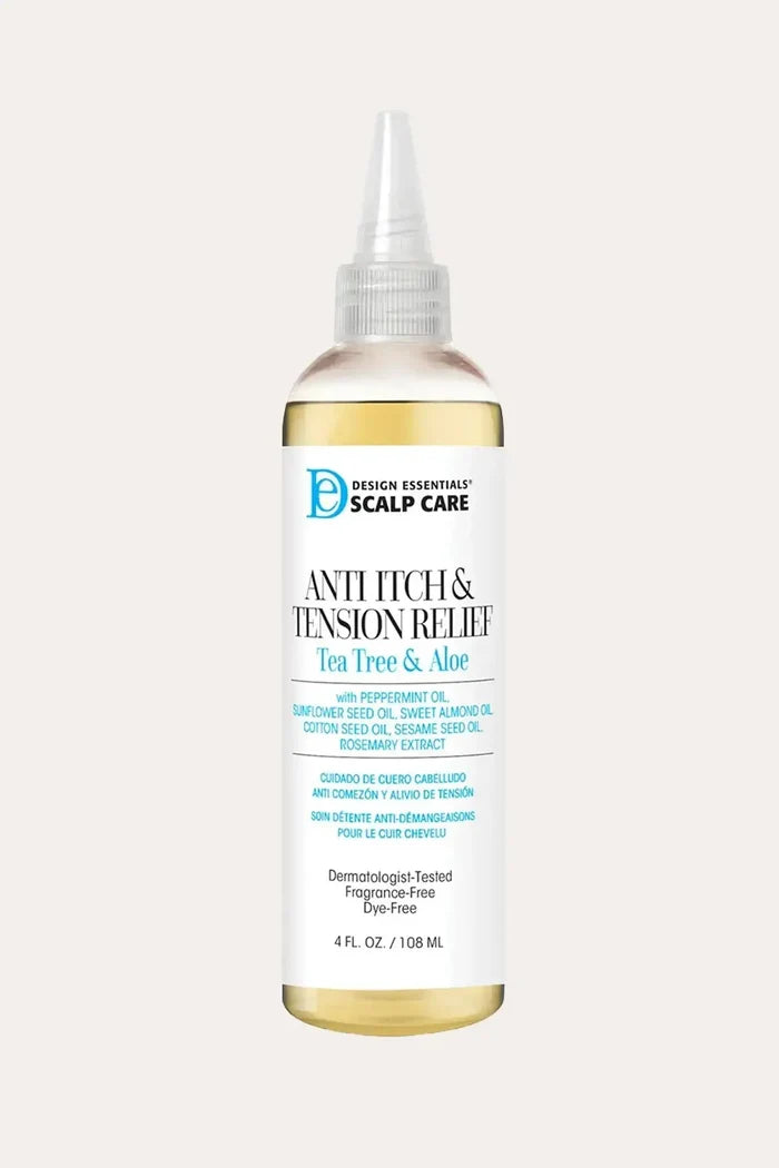 DESIGN ESSENTIAL SCALP CARE ANTI-ITCH & TENSION RELIEF 4oz DESIGN ESSENTIALS