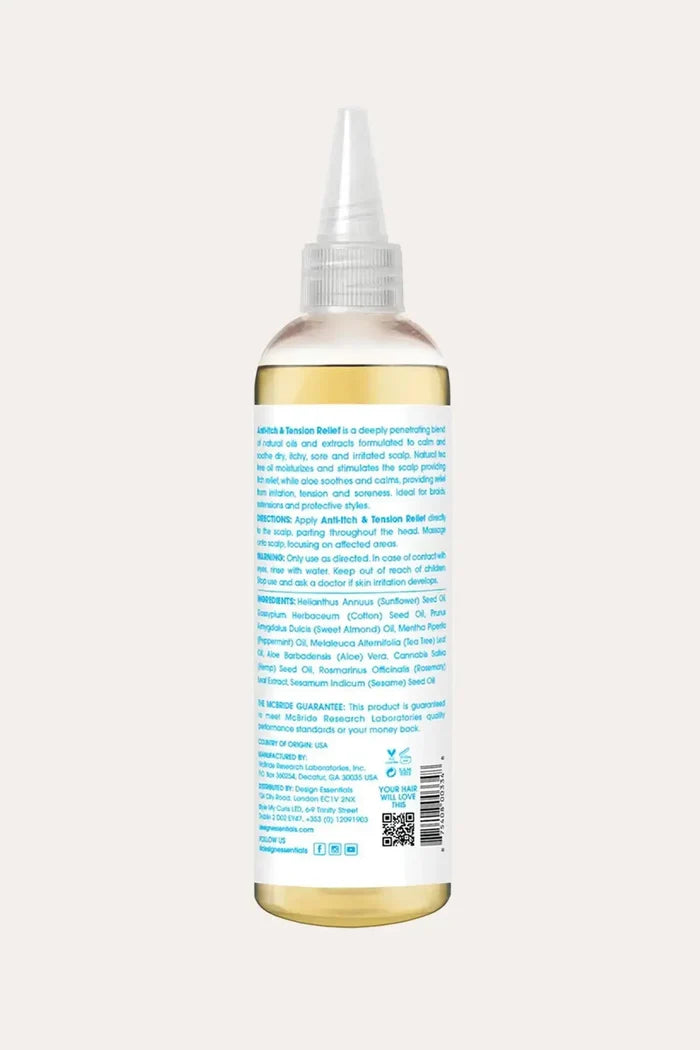 DESIGN ESSENTIAL SCALP CARE ANTI-ITCH & TENSION RELIEF 4oz DESIGN ESSENTIALS