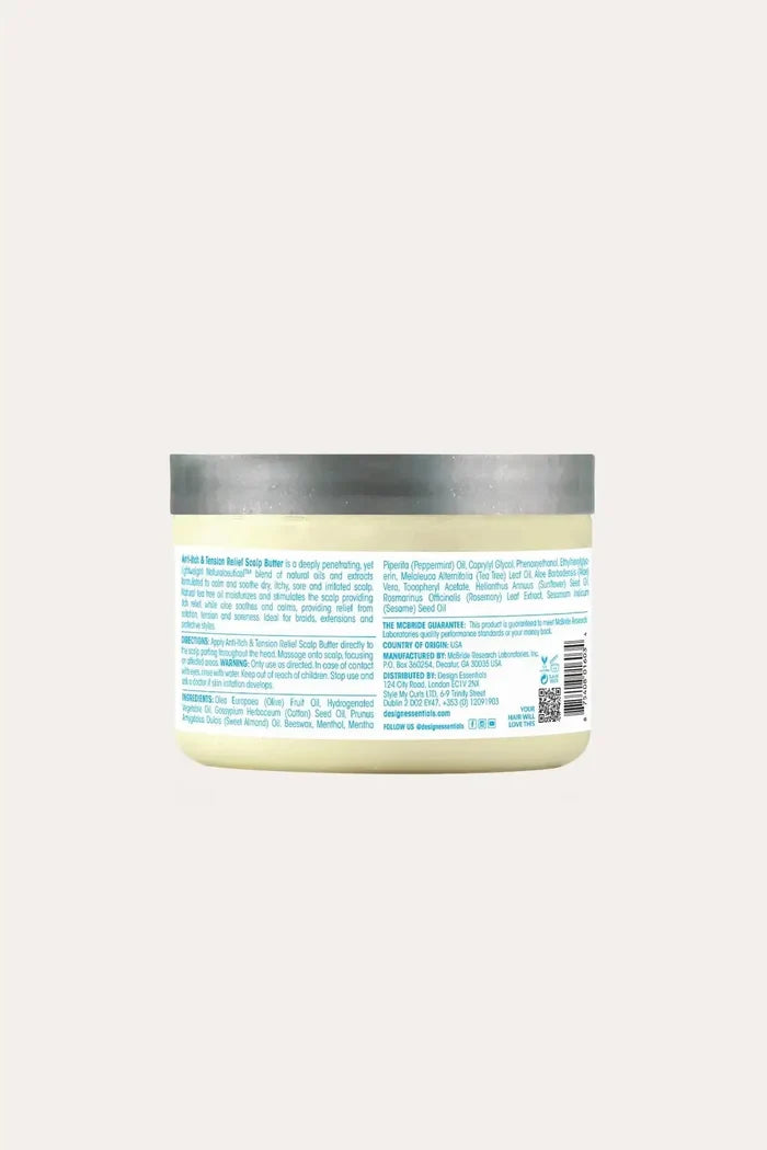 DESIGN ESSENTIAL SCALP CARE ANTI-ITCH & TENSION RELIEF SCALP BUTTER 5oz DESIGN ESSENTIALS