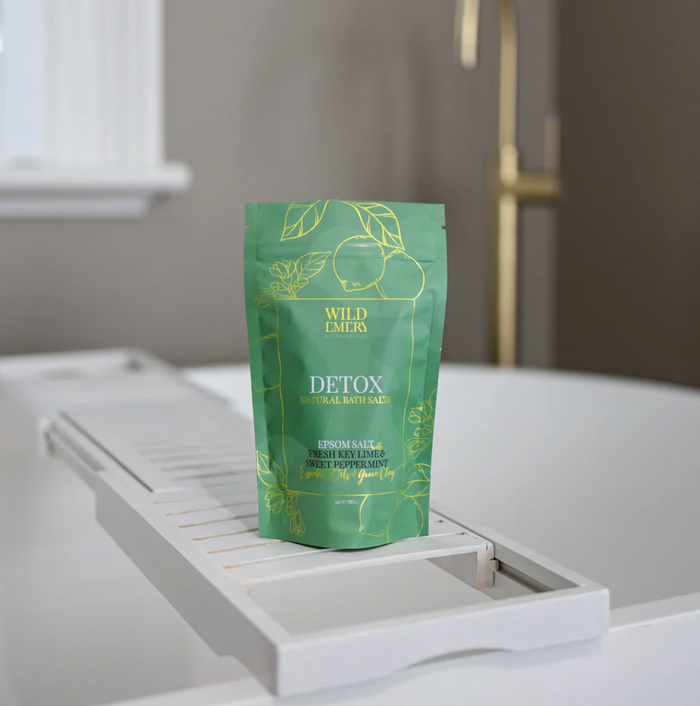 Wild Emery Bath Salts Detox Natural Bath Salts 180g
