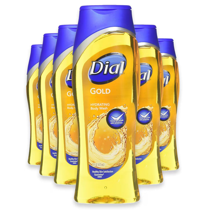 Dial Gold Daily Care Body Wash 16 oz - 6 Pack