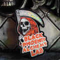 Disco Reaper Holographic Skatepunk Glitter Sticker