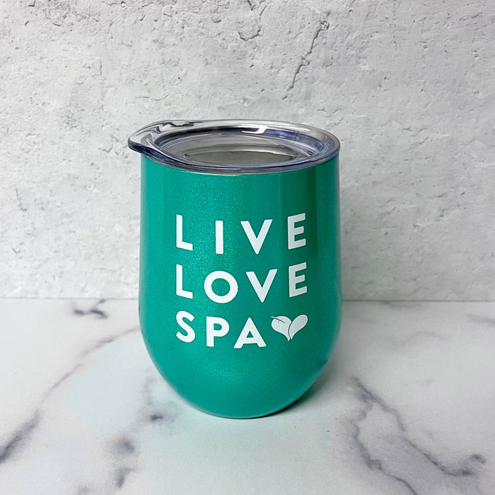 DISCONTINUED - Live Love Spa Tumbler - Teal | Lucky Owl
