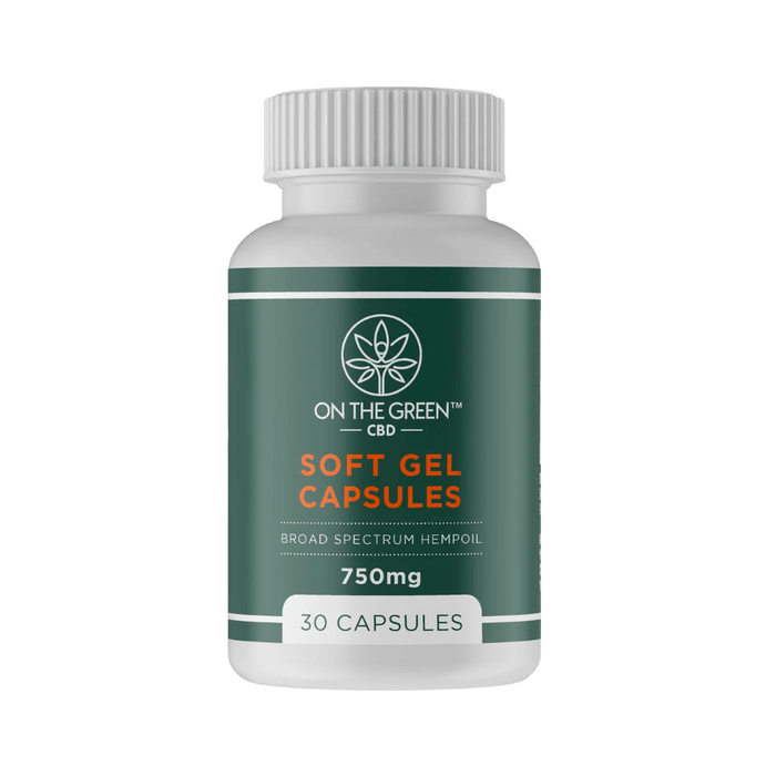 DISCONTINUED - Soft Gel Capsules Broad Spectrum Distillate THC-Free - 30 ct | On The Green