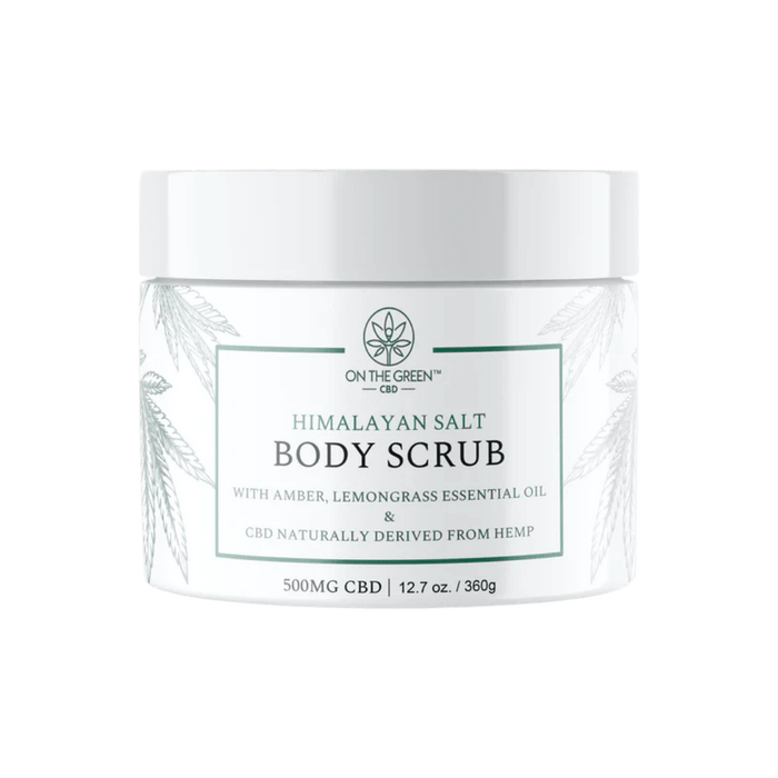 DISCONTINUED -Himalayan Salt  Body Scrub 500mg Broad Spectrum CBD Oil | On The Green