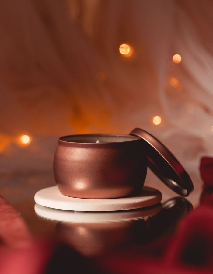 DISCONTINUED -Rose Gold Soy Wax Candle | WELL