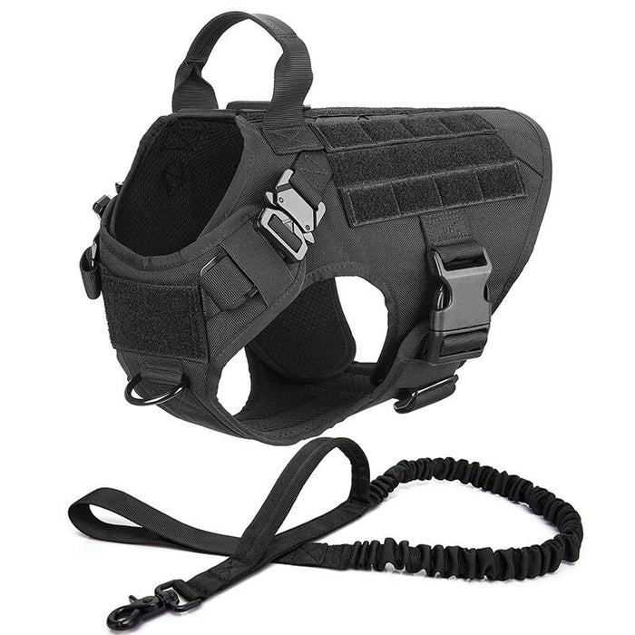 Dog Collar Military Dog Harness And Leash Set
