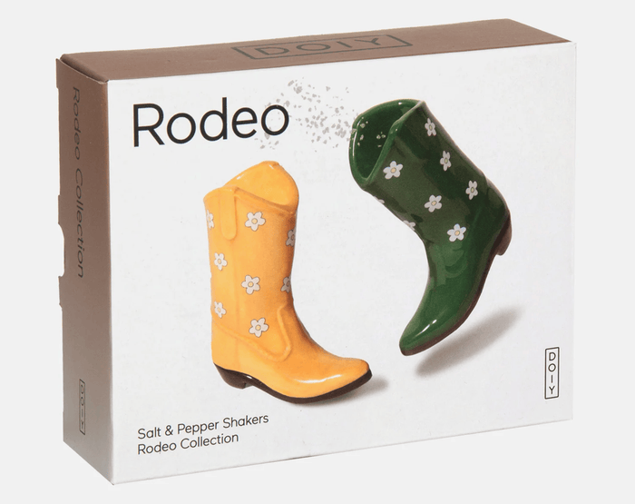 DOIY Rodeo Cowboy Boot Salt and Pepper