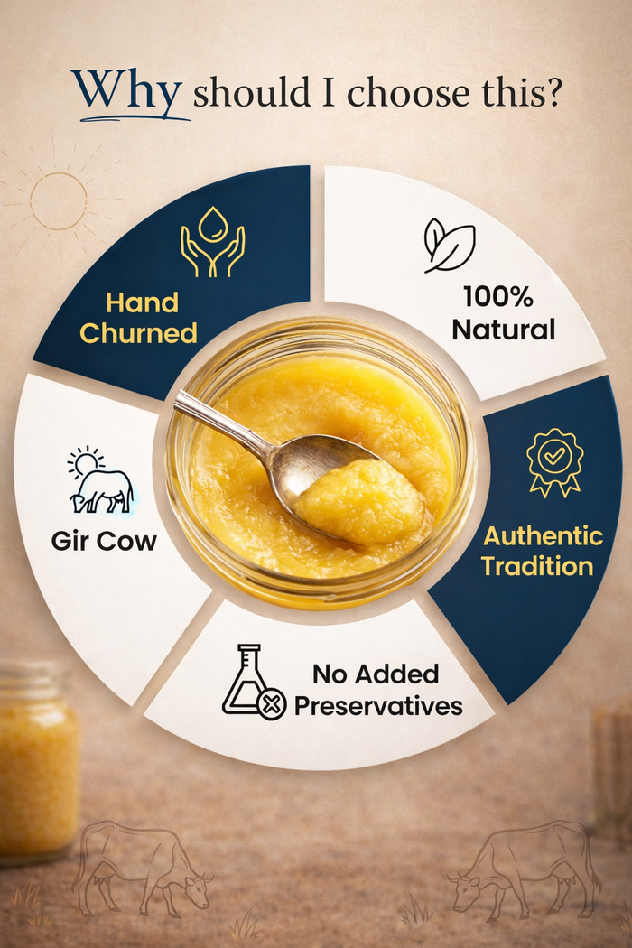 Doodhvale Farms Classic Cow Shuddh Bilona Ghee