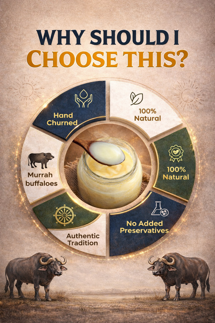 Doodhvale Farms Royal A2 Buffalo Desi Ghee