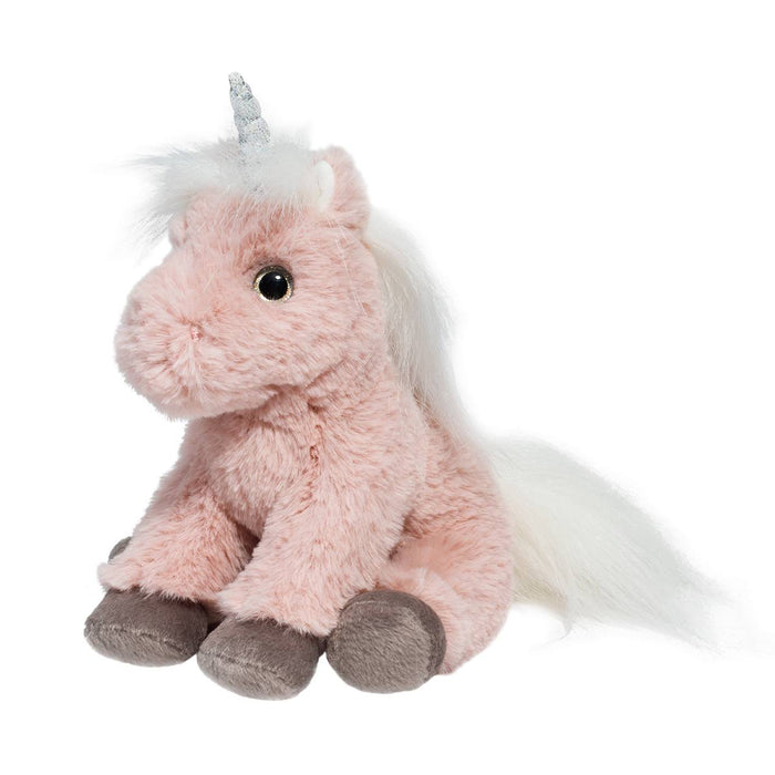 Douglas Toys Melodie Mini Soft Pink Unicorn Plush