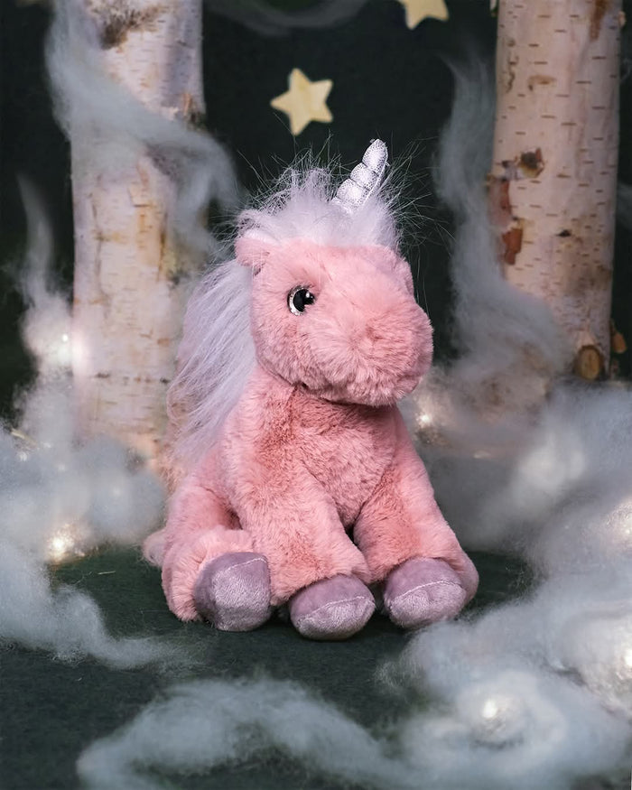 Douglas Toys Melodie Mini Soft Pink Unicorn Plush