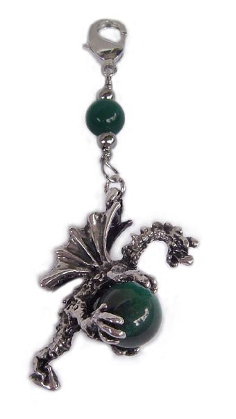 Dragon Charm – Bold Fantasy Hair Accessory front view