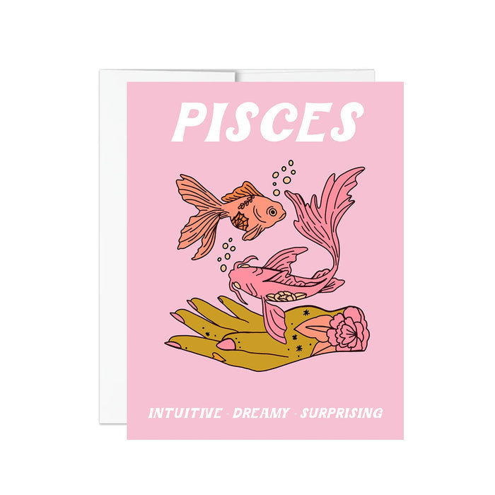 Dreamy Little Pisces - Notecard