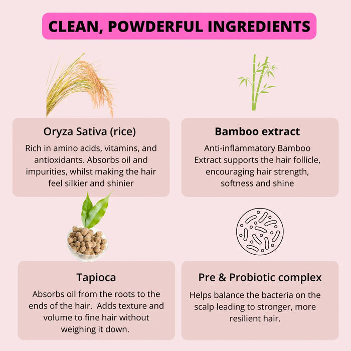 Dry Shampoo & Styling powder - Light Hair - Dust & Glow