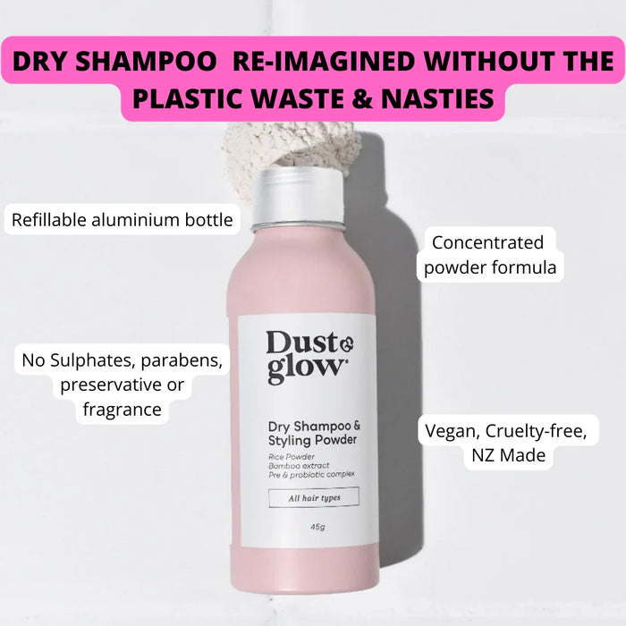 Dry Shampoo & Styling powder - Light Hair - Dust & Glow