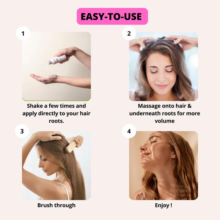 Dry Shampoo & Styling powder - Dark hair - Dust & Glow