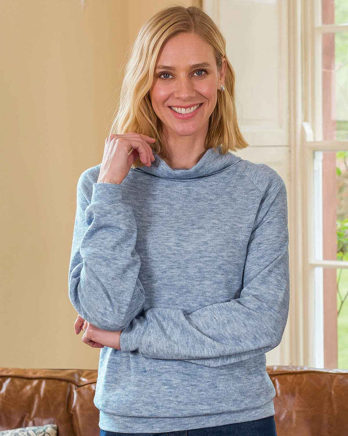 Eden Leisure Cowl Neck Ladies Sweatshirt - Country Collection