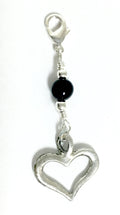 Elegant Silver Heart Charm - Premium Hair Accessory