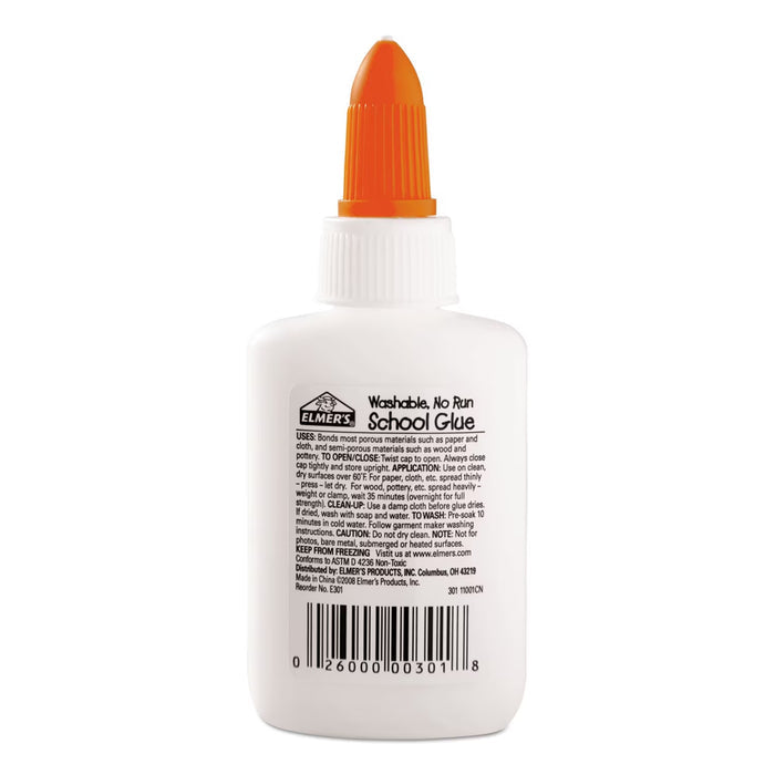 Elmer’s School Glue E-301 - 1.25 oz - 48 Pack
