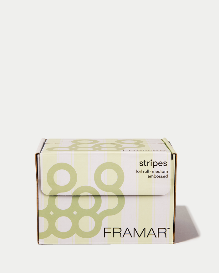 Embossed Roll - Celery Stripes
