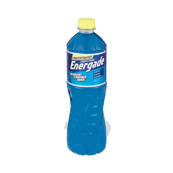 Energade Sports Drink Concentrate blueberry flavor 750ml bottle for hydration and electrolyte replenishment