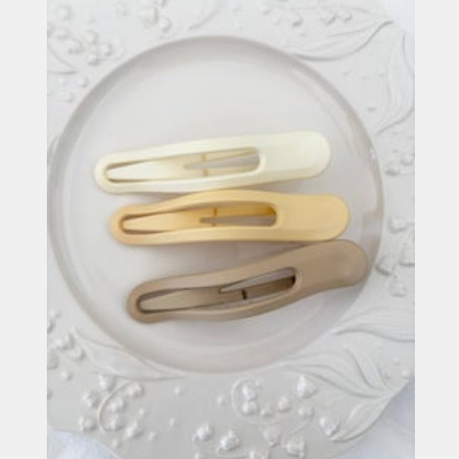 Everyday Matte Oval Hair Clips (DAGA)