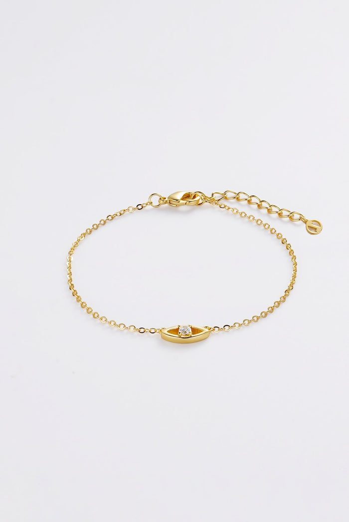 Evil Eye Bracelet - Gold