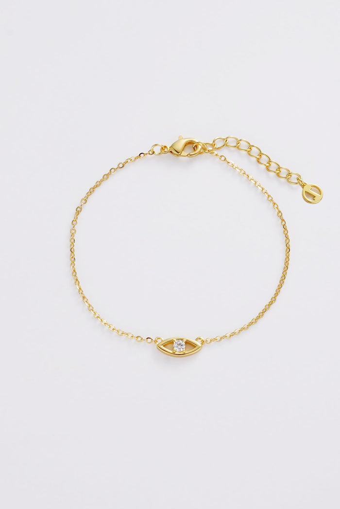 Evil Eye Bracelet - Gold
