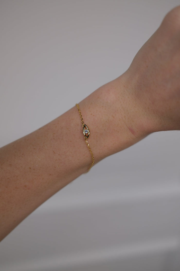 Evil Eye Bracelet - Gold