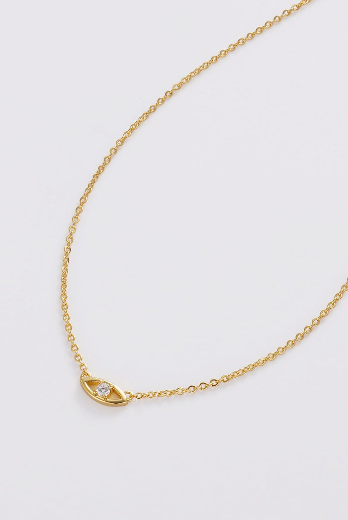 Evil Eye Necklace - Gold