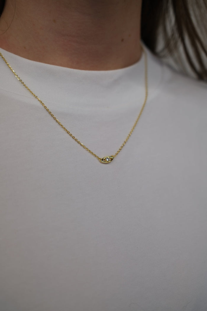 Evil Eye Necklace - Gold
