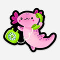 Exclusive Extra Celestial Axolotl Vinyl Sticker