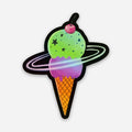Exclusive Extra Celestial Holographic Ice Cream Vinyl Sticker
