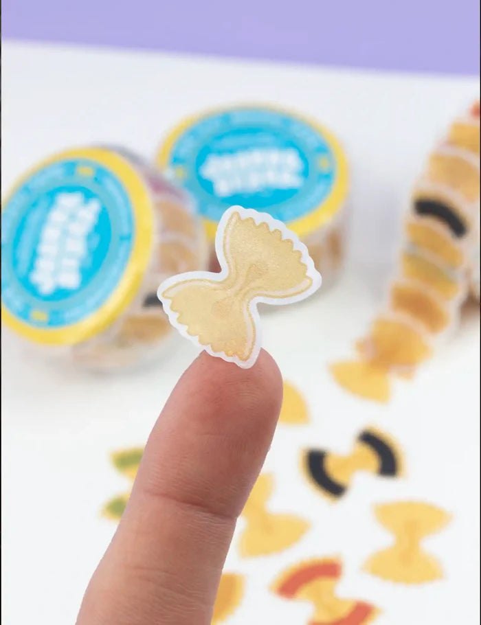 Farfalle pasta Washi tape stickers