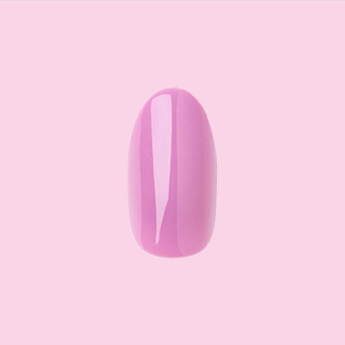 Fierce & Loving - Press-On | Medium | Oval showing a single medium oval false nail in bold lilac polish shade