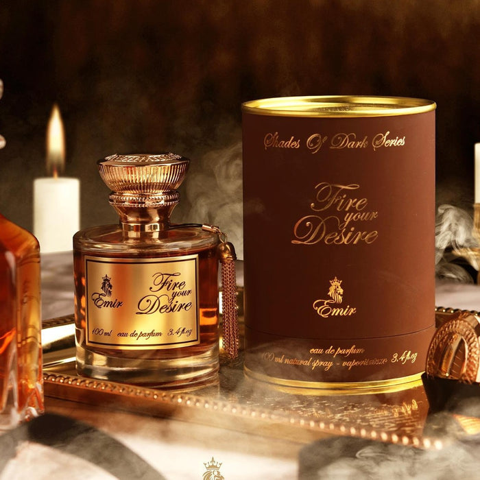 FIRE YOUR DESIRE EMIR - Strong Boozy fragrance